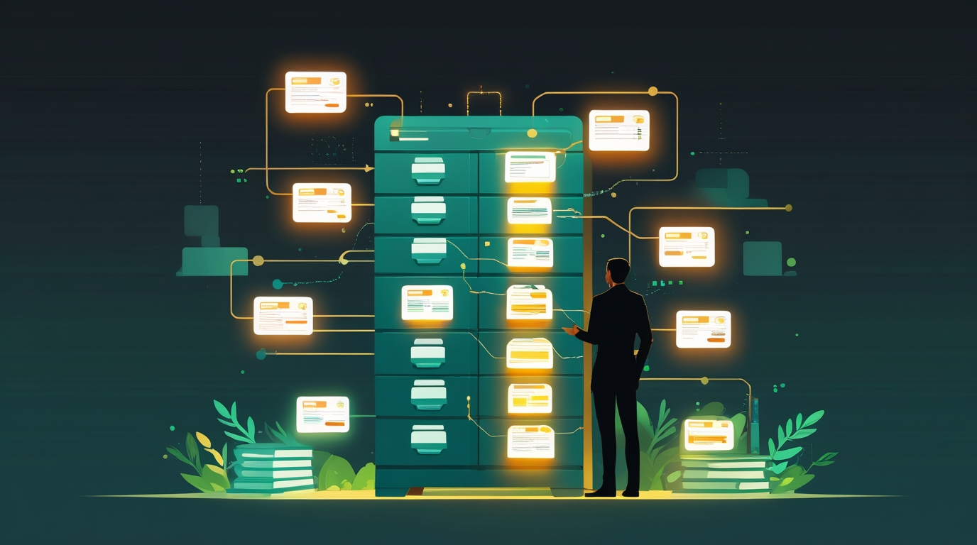 The case file — agents remember everything.